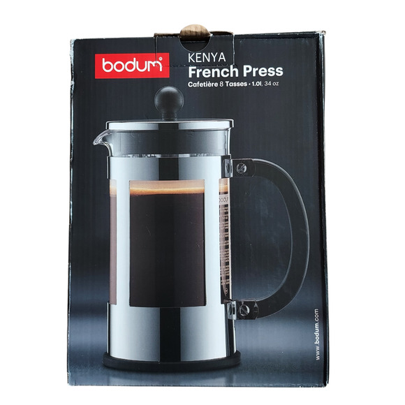 NIB New Bodum Kenya 8 Cup Kitchen French Press Coffee Maker 34 Fl Oz - Picture 1 of 4